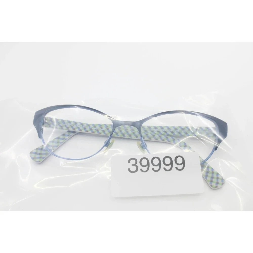 Lafont Issy & La Irma 374 Blue Cat Eye Eyeglasses Frames 51-17-140 France